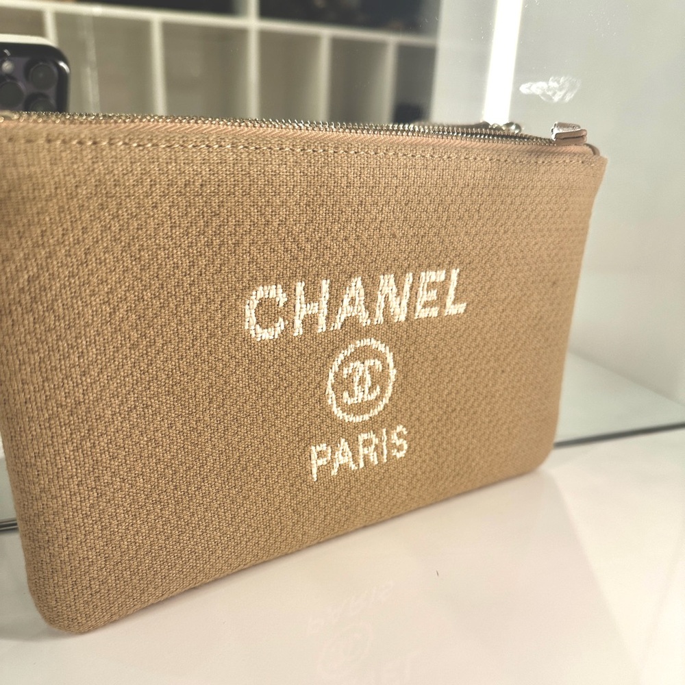CHANEL Tan Pouch